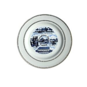 Vintage Pennsylvania Dutch Country Collector Plate Lancaster Allentown Reading